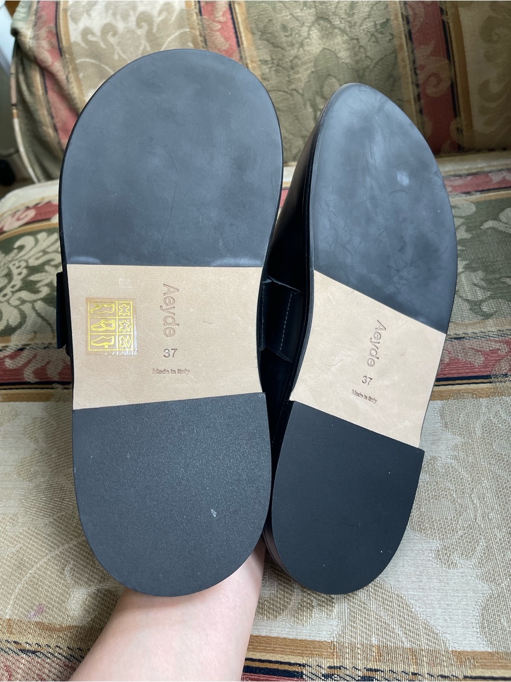 AEYDE Finja Calf Leather Black. Size 37 EU / 6 US Women N11-18 - Picture 7 of 8